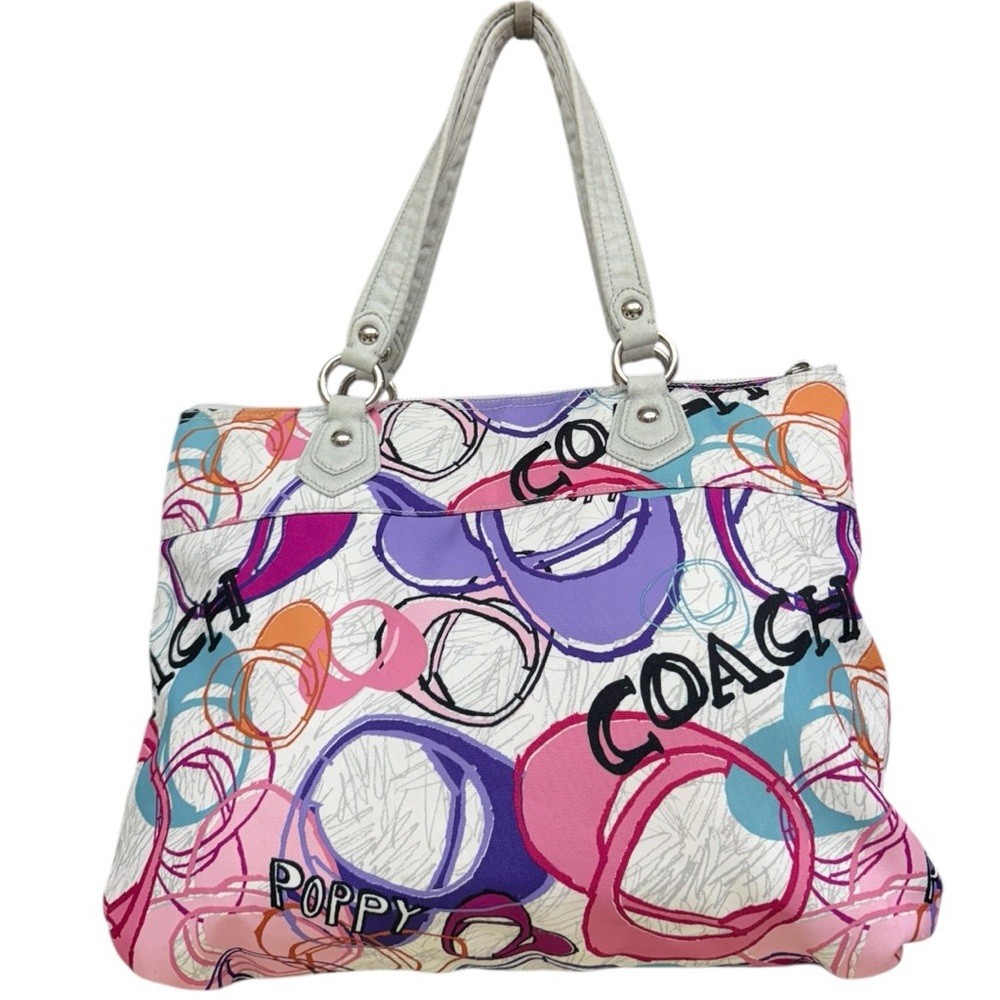 Coach Multicolor Poppy Tote Bag - Picture 4 of 14